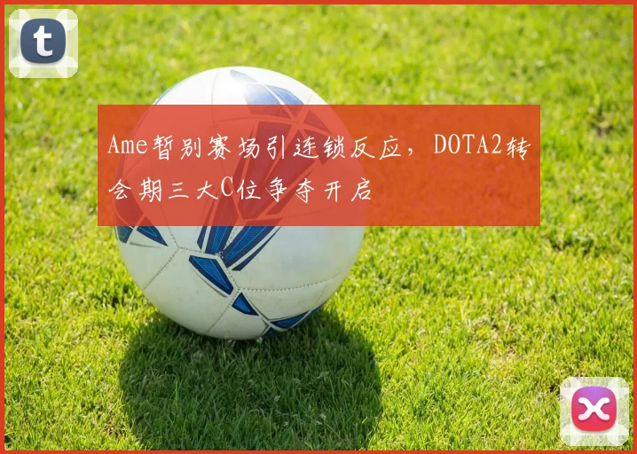 Ame暂别赛场引连锁反应，DOTA2转会期三大C位争夺开启